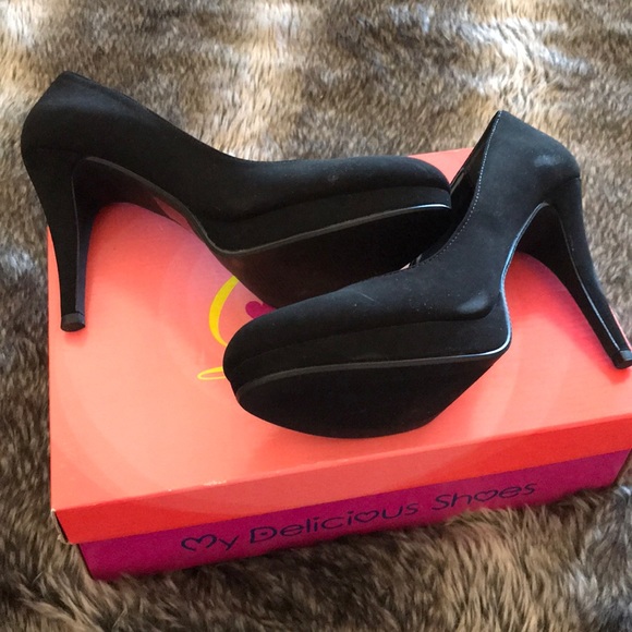 Women black heels - Picture 5 of 6